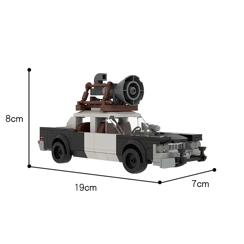 

BuildMoc City Car Movie VBlues Brothers BluesMobile Mini Model Building Blocks Bricks Educational Toys For Kids Christmas Gift