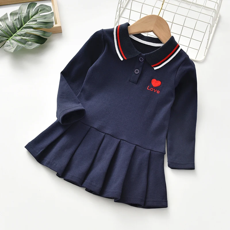 От 1 до 6 лет платье для маленьких девочек с вышивкой в виде сердца вечерние платья