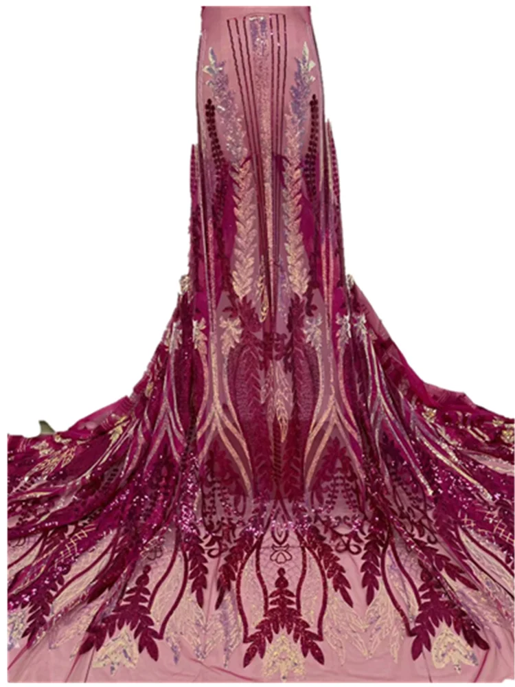 Африканская кружевная ткань 2021 Высококачественная французская сетчатая с