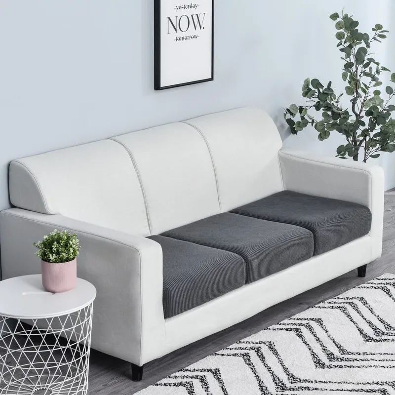 

1/2/3/4 Seater Waterproof Corduroy Sofa Cover Anti-Slip Elastic Cushion Covers Living Room Washable Recliner Furniture Protec