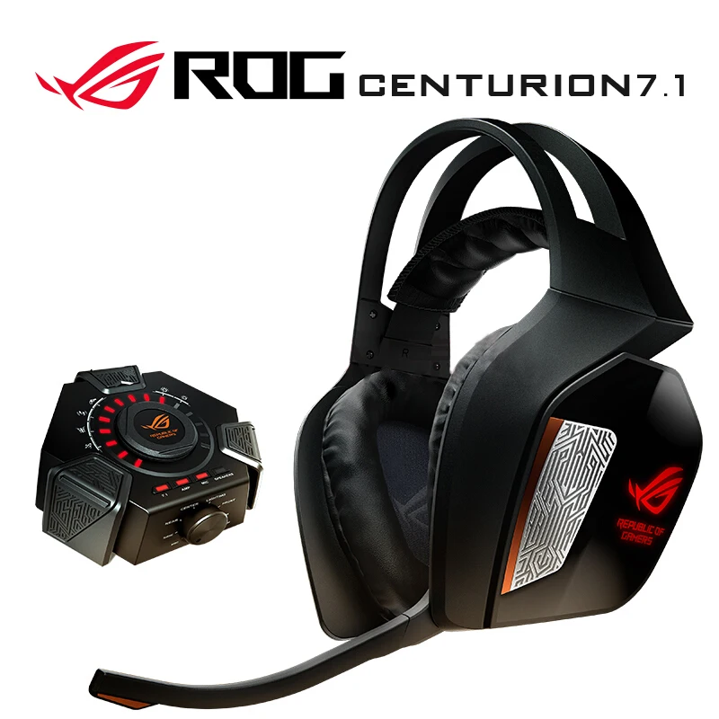 Игровая гарнитура Rog Centurion 7 1 проводная аудио-и видеогарнитура компьютерная для