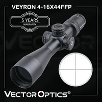 vector optics veyron 4 16x44 air rifle scope ffp riflescope ultra short compact 110 mil 22 25lr also fits short firearms