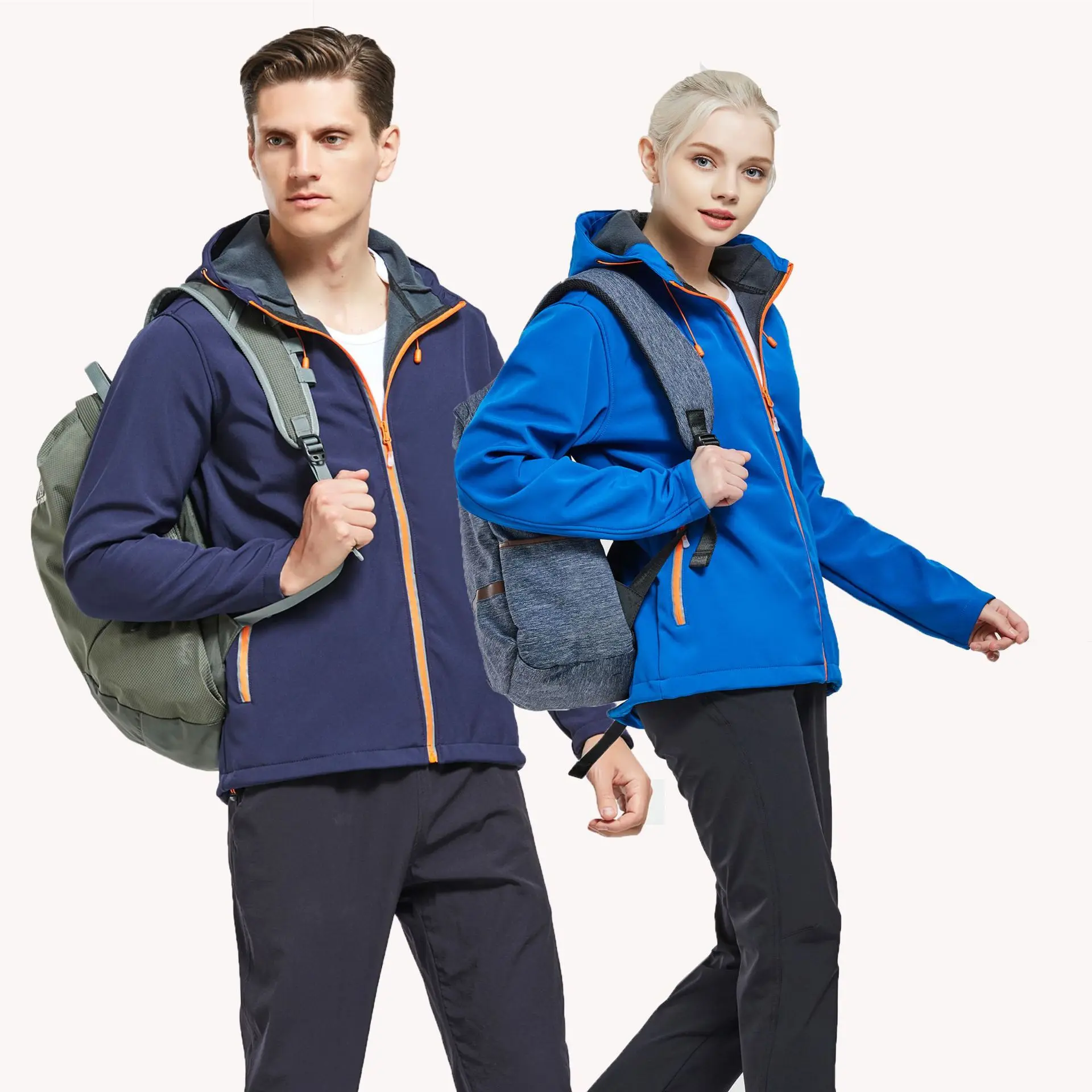 Уличная одежда для мужчин и женщин ветрозащитная флисовая мягкая куртка