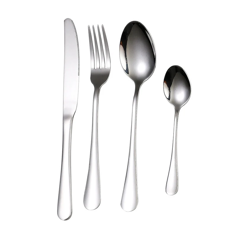 

24pcs Gold Dinnerware Set Stainless Steel Tableware Set Knife Fork Spoon Luxury Cutlery Set Gift Box Flatware Mirror Polishing