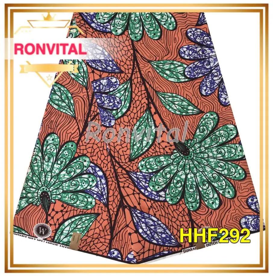 Женское платье DIY африканская печатная ткань ronvital восковая высокого качества 100%