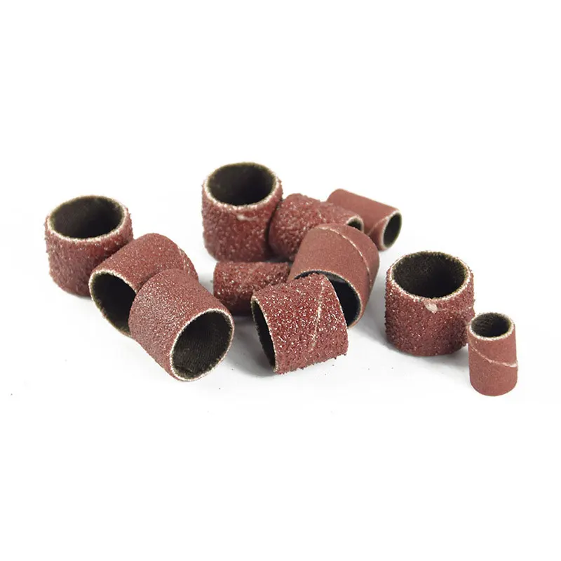 132pcs 1/4 3/8 1/2 Inch Sanding Drum Set With Mandrels Bands For Nail Dremel Accessories | Инструменты