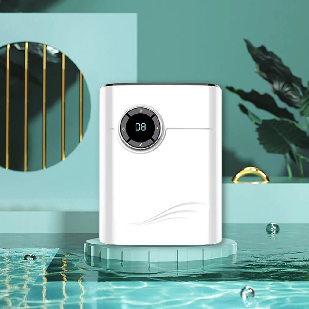 

Домашний осушитель воздуха с отрицательными ионами, энергосберегающий осушитель воздуха, низкий уровень шума, резервуар для воды 1200 мл, авт...