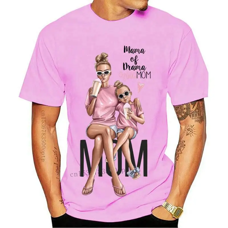 

New T-shirts Women Girl Cartoon Happy Lovely Time 90s Mom Mother Mama Love Tshirt Top Lady Graphic Female Print Clothes Tee T-Sh