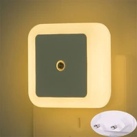 new ac100 240v light sensor led night lamp eu us uk plug in home novelty light brighter auto dusk to dawn for bedroomstairs