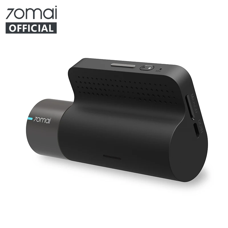 На Автомобильный видеорегистратор 70mai Car DVR Cam 1080HD, Английская версия, Запись через мобильное приложение, Встроенные G-датчики 130FOV