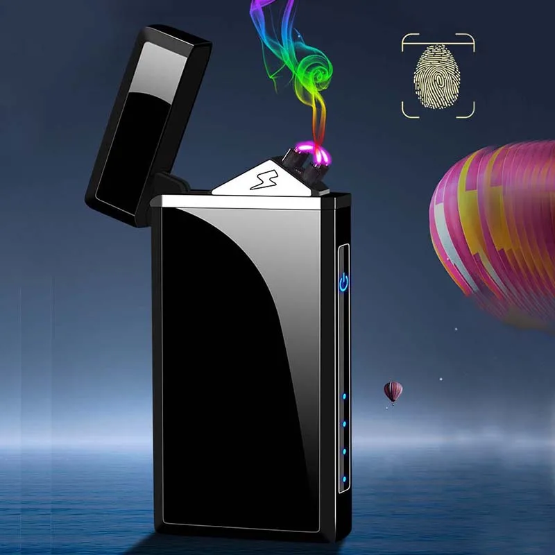 2020 электрическая зажигалка с подключением к USB двойной плазменная дуговая