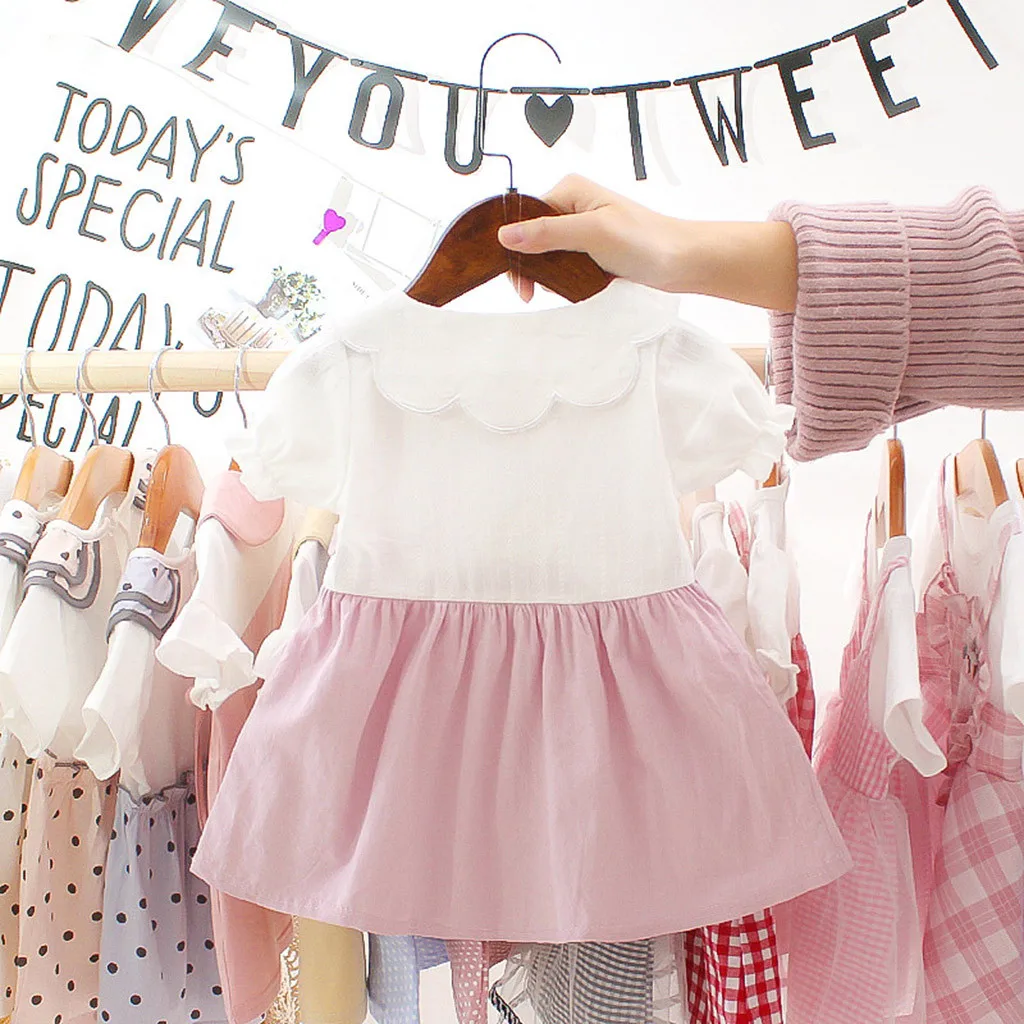 Платье из двух частей с принтом Love оборками и коротким рукавом|Платья| |