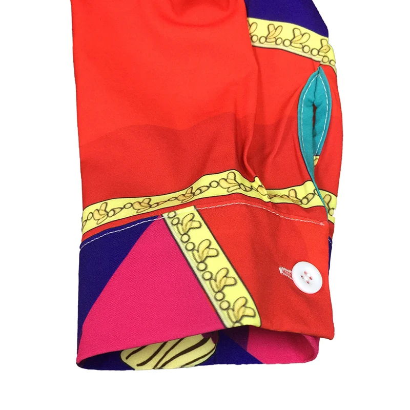 

Fashion Network master Women red Print Jumpsuit Long Sleeve Playsuit Overalls Party Jumpsuits sundress macacao dropshipping