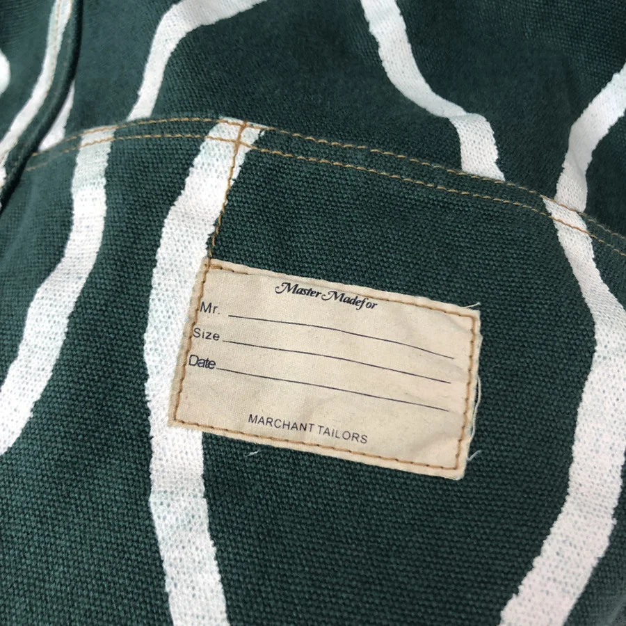 

New Kapital Denim Jacket Men Women 1:1 Best-Quality High Street Wave Striped Button Coat Multi-Pocket Cargo Outerwear