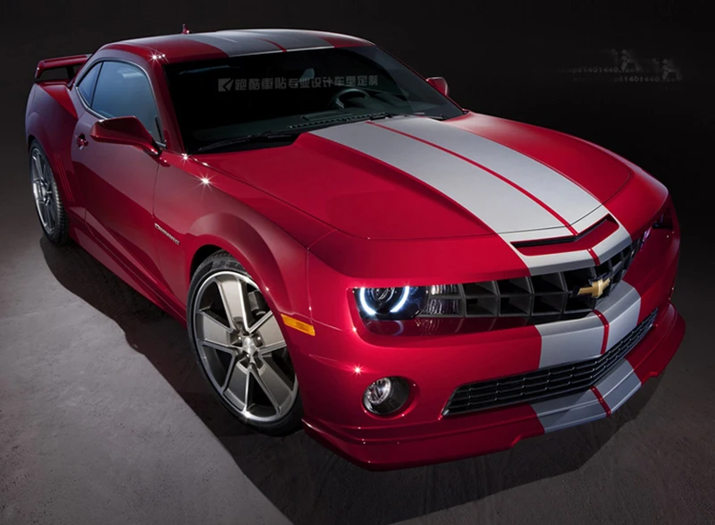 Виниловая наклейка Racing Matt & Gloss для автомобиля Chevrolet Camaro 2010 2015|Наклейки на