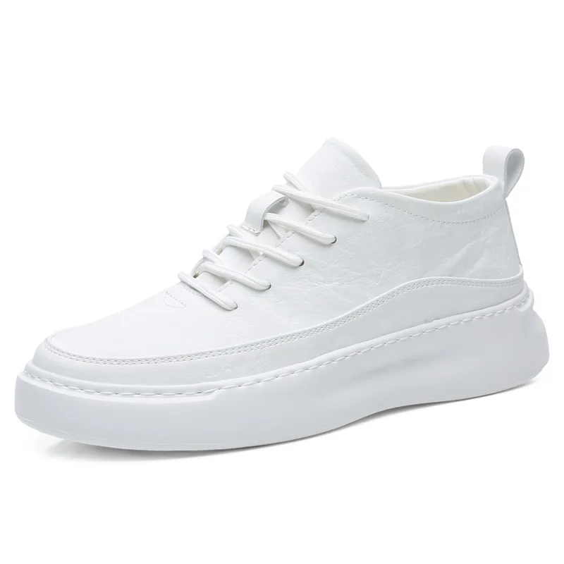 

Men's Shoes Men Casual Leather Sets Business Shoes Soft Comfortable Light Cushioning Footwear New White Casual Shoes