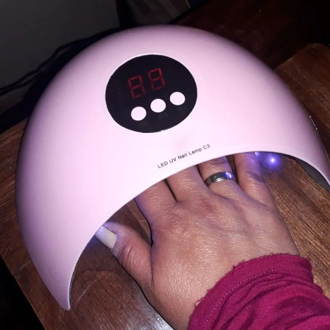УФ-светодиодный Сушилка для ногтей с инфракрасным датчиком 36/6 Вт 30/60/99 сек 12/3 шт.