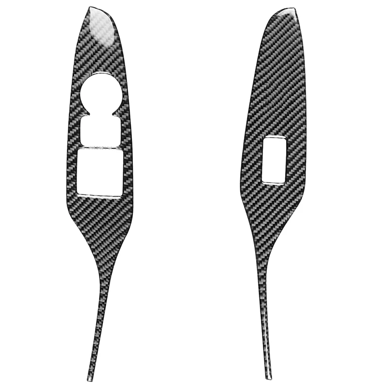 

for Mazda MX-5 MX5 2016-2021 Car Window Glass Lift Switch Panel Button Cover Trim Carbon Fiber Sticker Accessories
