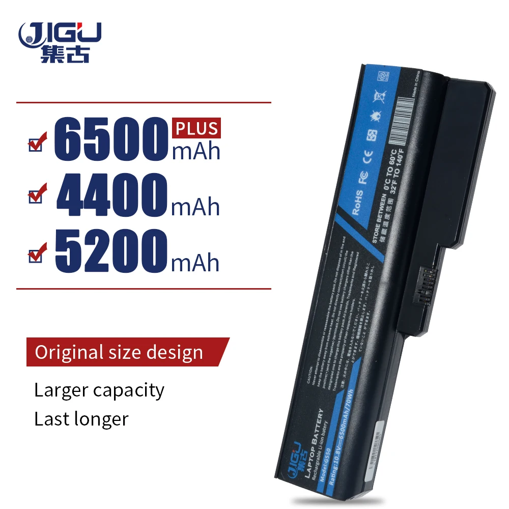 Аккумулятор JIGU для ноутбука Lenovo A 3000 G430 G450 G455A G530 G550 G555 L08O6C02 L08S6C02 LO806D01 L08L6C02 L08L6Y02|laptop