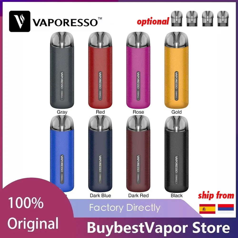 Оригинальный вейп набор Vaporesso Osmall 350 мАч встроенный аккумулятор емкостью 2 мл