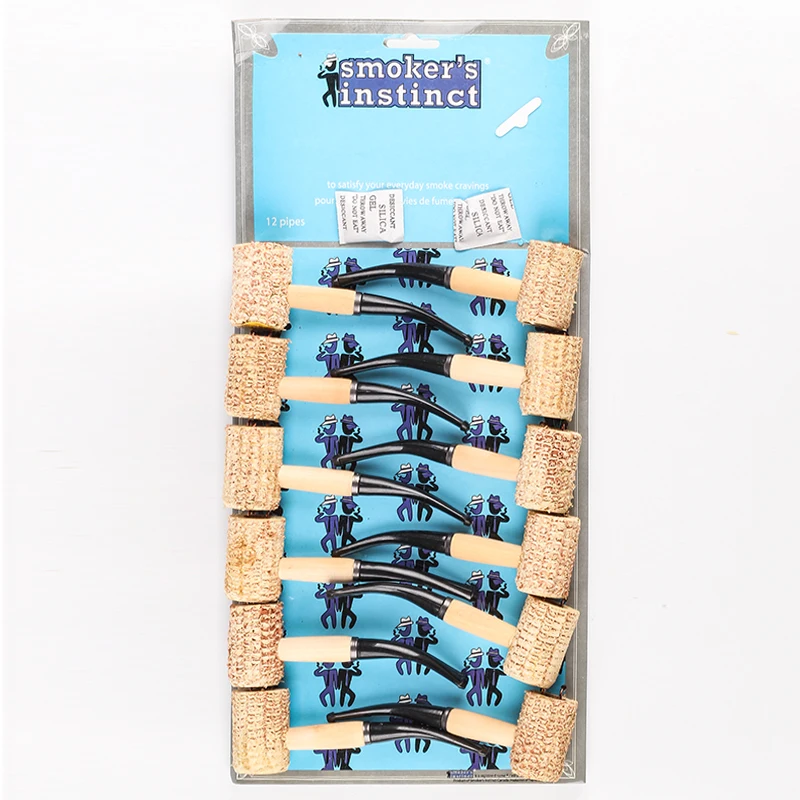 12 шт./лот оригинальная кукурузная табачная трубка сигаретный фильтр для