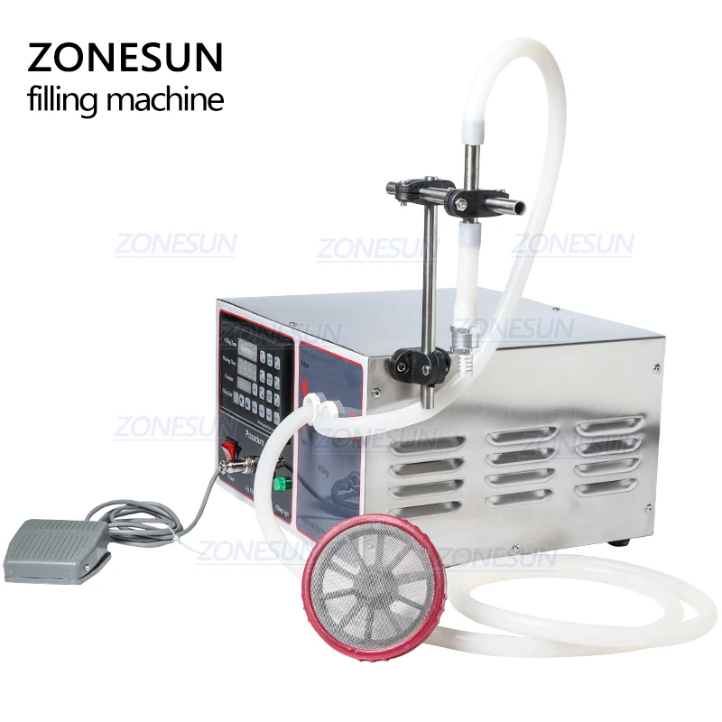 ZONESUN GZ-GFK17A полуавтоматическая машина для розлива антисептик рук дезинфицирующее