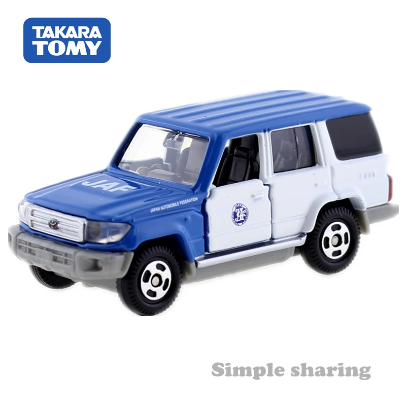 Takara Tomy Tomica 44 Toyota Land Cruiser JAF Road Service автомобильные весы 1/71 детские игрушки Моторные