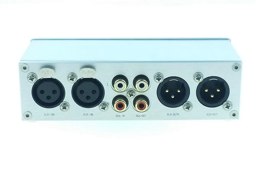 Полностью сбалансированный Одноконтурный пассивный преампер HiFi Предварительный усилитель XLR/RCA регулятор громкости для активного динамика или усилителя