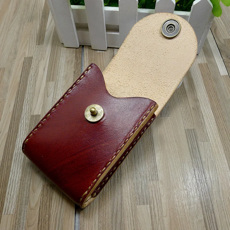 Кожаный складной чехол blongk для очков на ремне ручной работы Портативный Складной