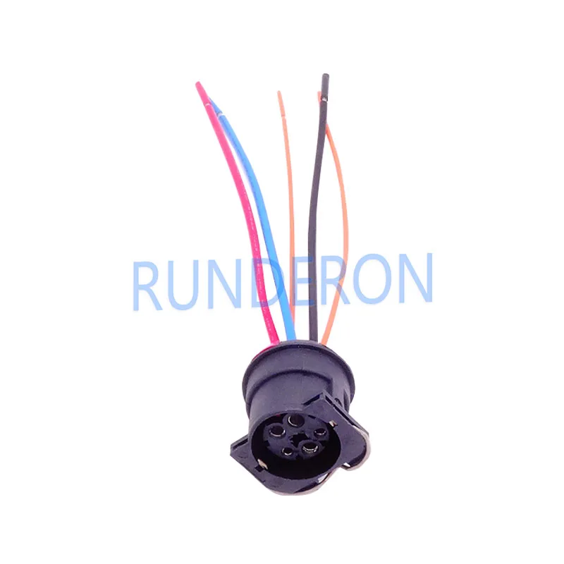 

RUNDERON 5 Pin J6 Truck Car Headlight Assembly Aluminum Wire Cable Plug Light Conenctor Waterproof Sockets