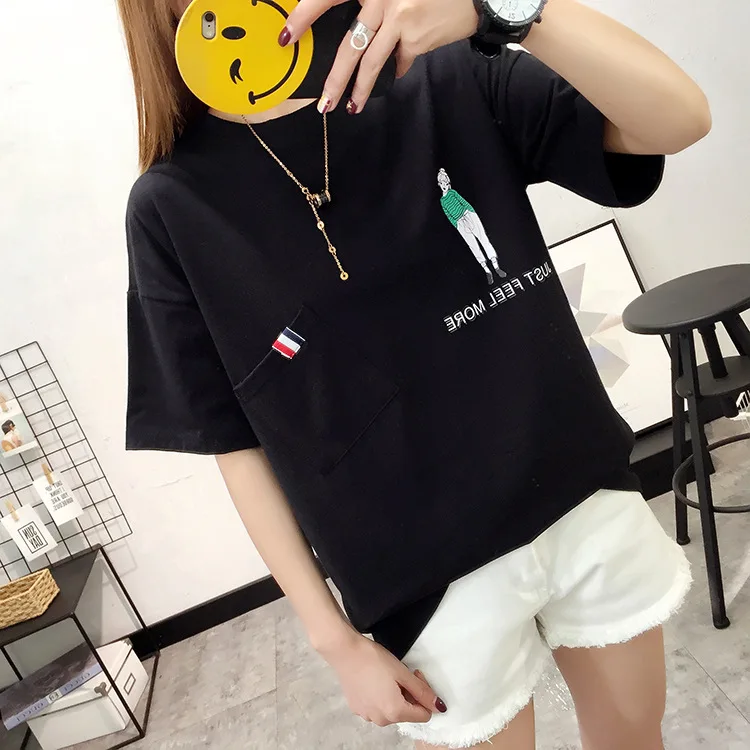 

2020 Tops T-shirts Cotton Female Fashion Womens Garment