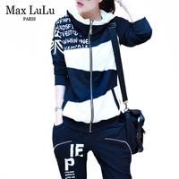 max lulu fashion european ladies winter tops and pants womens hooded two pieces set casual fur warm outfits plus size tracksuits