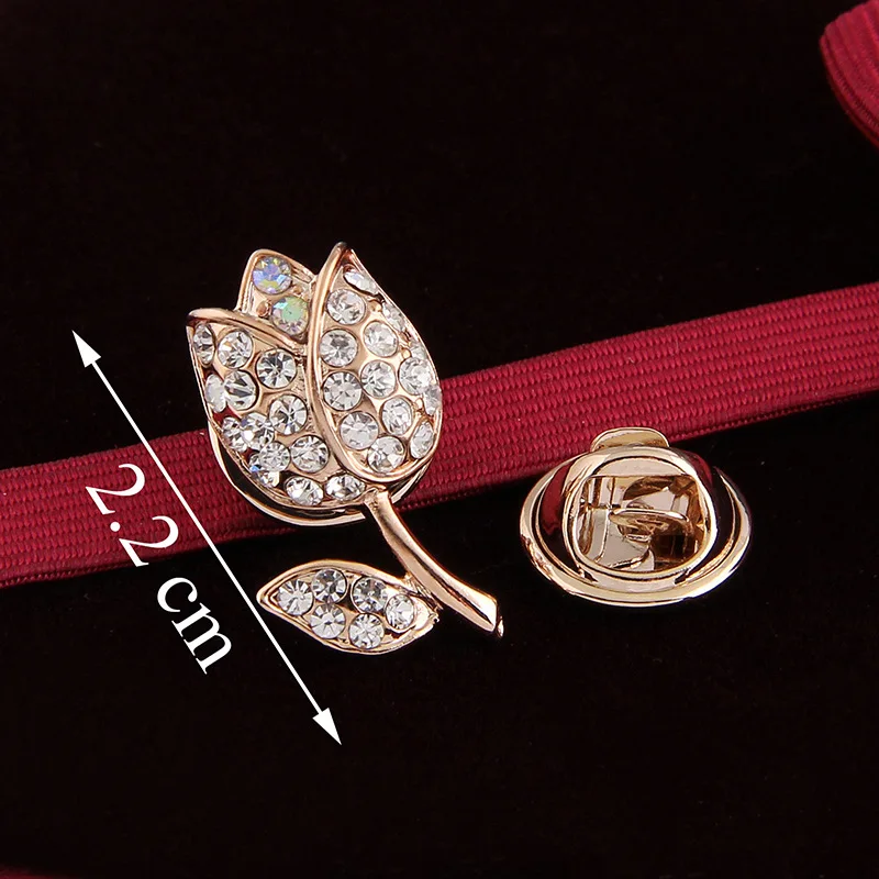 2 шт./лот маленькие размеры броши для галстука булавка двух боковых рубашек