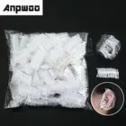 Утолщенные одноразовые пластиковые водонепроницаемые накладки для защиты ушей, колпачки для салона парикмахерских, защитные наушники, инструмент для душа, 100 шт.
