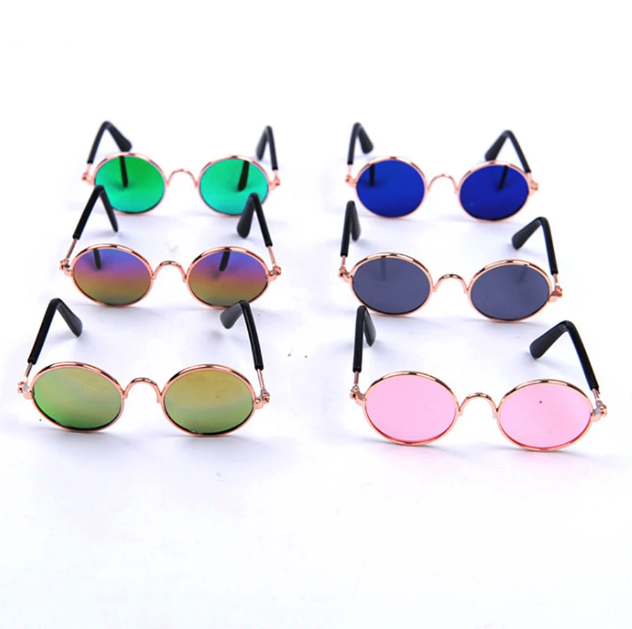 

Cat Sunglasses Pet Products Lovely Round Vintage Eye Reflection Wear Glasses For Small Dog Pet Cat Photos Props Accessories