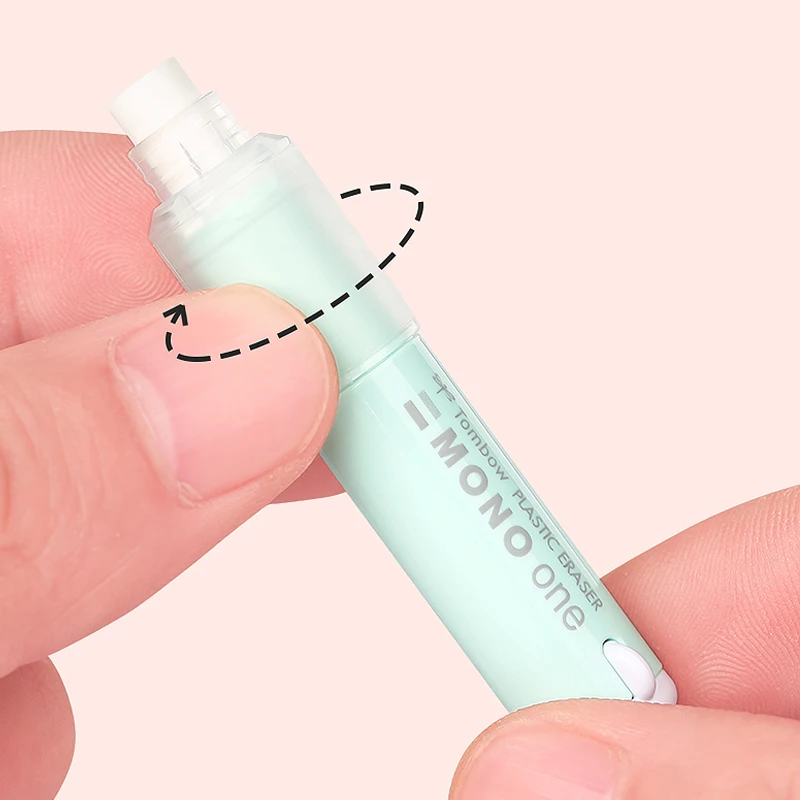Tombow Eraser Mono One Lipstick Limited Edition Macarons Rotate Without Leaving Marks and Core Stationery Students | Канцтовары для