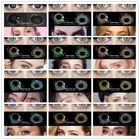 Цветные контактные линзы AMARA ed Eyes, 1 пара, цветные контактные линзы ed для красоты глаз, косметические цветные линзы для глаз, макияж глаз