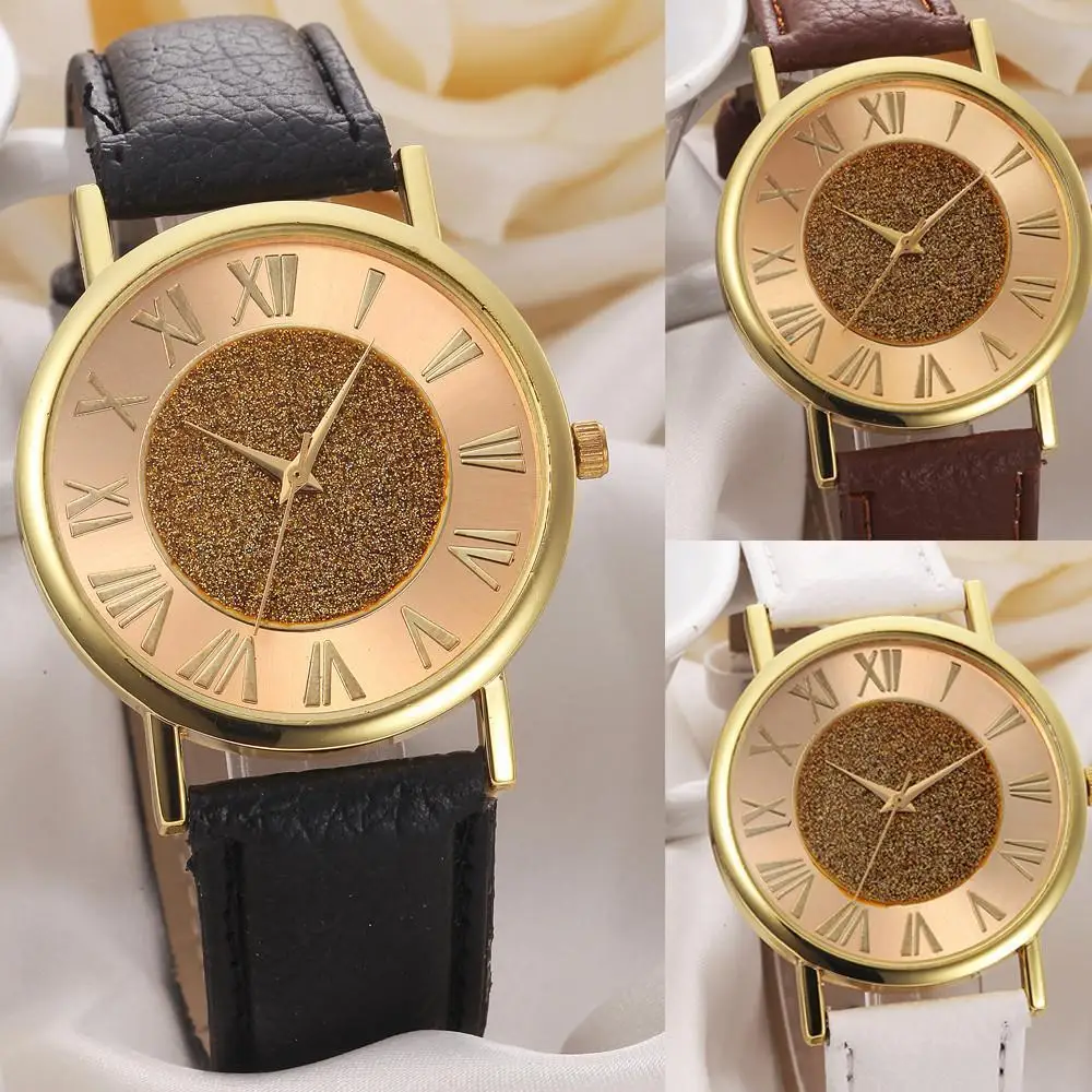 

Personality Design Sun Eye Ladies Watch Leather Strap Women Quartz Watches Fashion Luxury Wristwatches Clocks Relojes Mujer