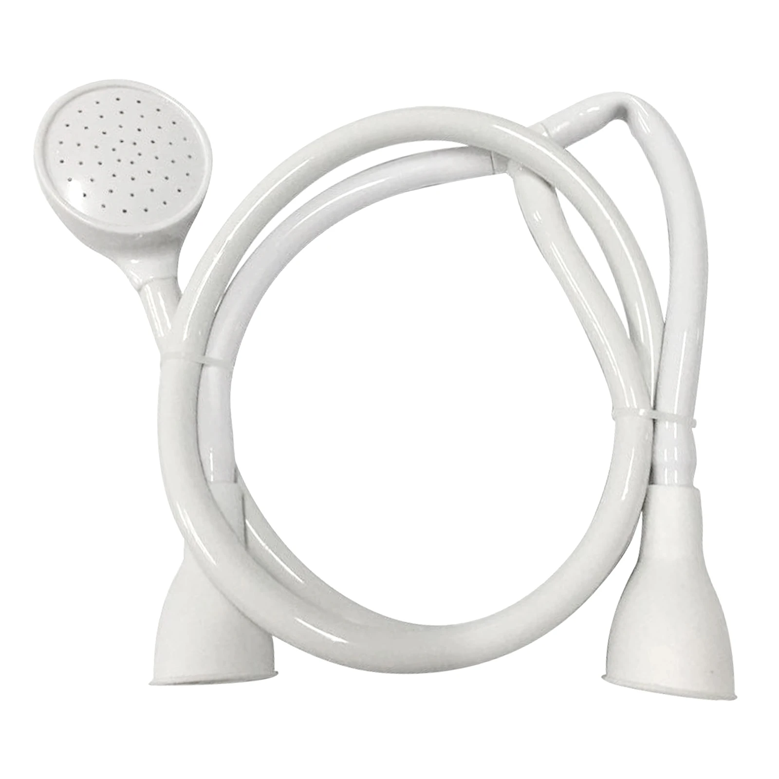 

Double Tap Pet Bath Tub Faucet Shower Spray Head Hose Push On Attachment