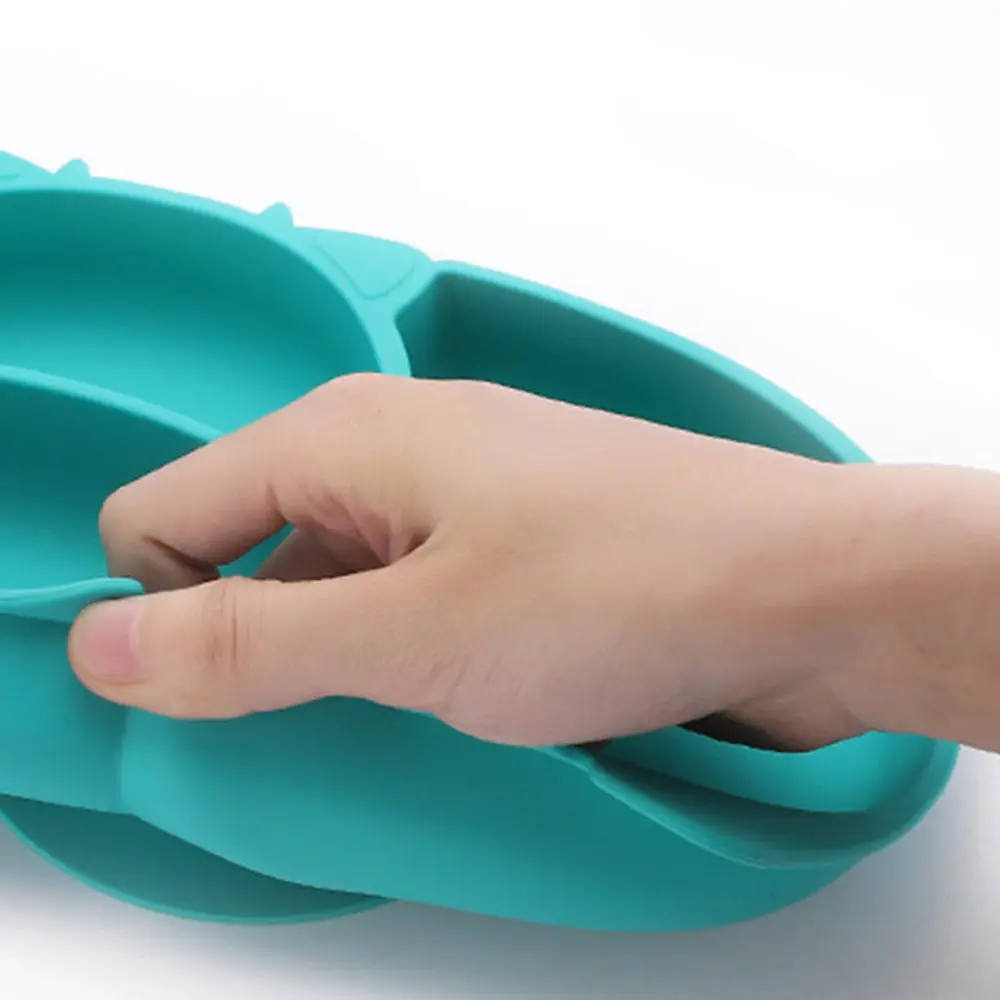 

1 Set Separate Plate Dinner Plate Kids Feeding Plate Silicone Eating Plate