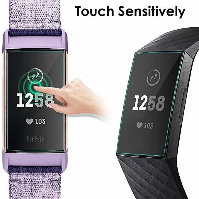 3 упаковки, силиконовая прозрачная защитная пленка из ТПУ для Fitbit Charge 3 Charge3, умный браслет с защитой от царапин, полная защитная крышка для экрана