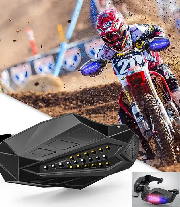 

Motorcycle Handguard Baffle Waterproof Windproof Motocross Grip Protection Universal Windshield Hood Cross-country handlebar