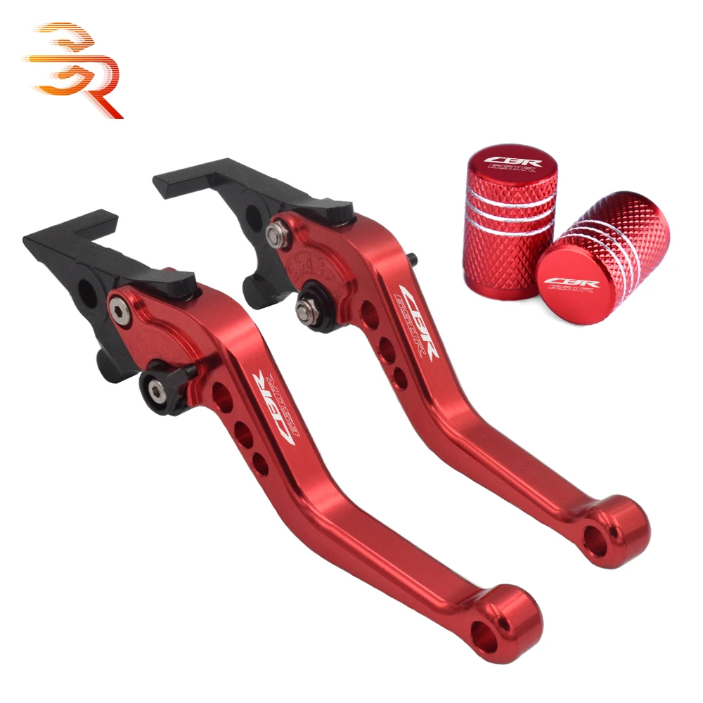 

For Honda CBR650R CBR650 R CBR 650R CBR 650 R 2018 2019 2020 Motorcycle Adjustable Short Brake Clutch Levers Tire Valve Caps