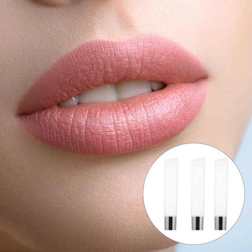 

50pcs Lip Gloss Tubes with Cap Refillable Empty Lip Balm Containers