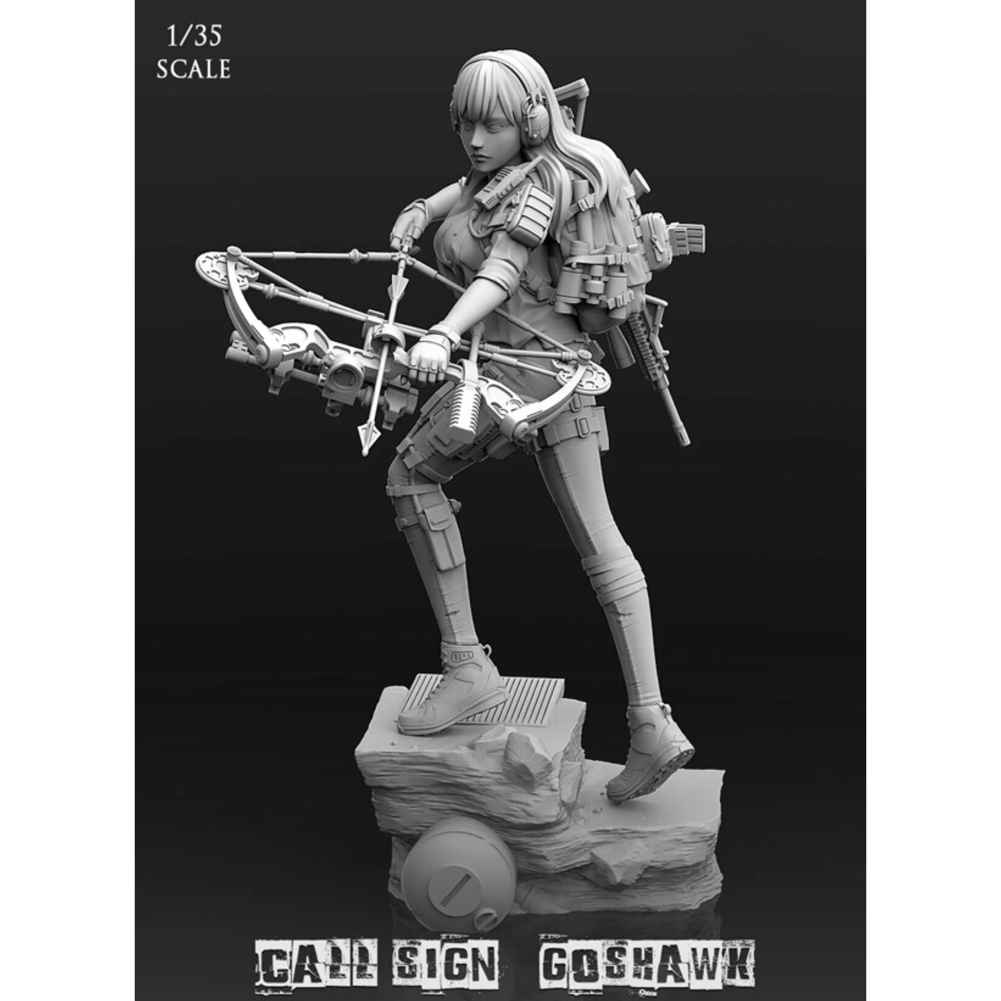 

1/35 Resin Model Figure GK， Unassembled and unpainted kit