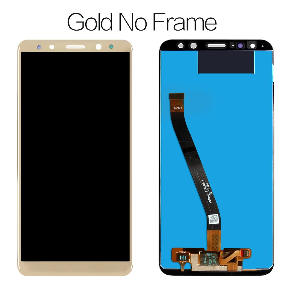 Для huawei mate 10 Lite ЖК сенсорный экран с рамкой дисплей huawei mate 10 Lite дисплей ЖК Nova 2i RNE-L21 Замена - Цвет: Golden I No Frame