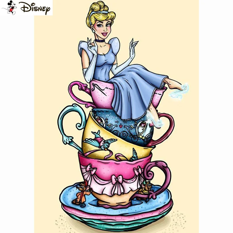 

Алмазная вышивка «мультяшная принцесса»