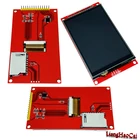 Последовательный ЖК-модуль HD 3,5 дюйма SPI, 480*320, TFT-модуль ILI9486 ILI9488, 4-проводная сенсорная панель с широким обзором, 65K цветной адаптер