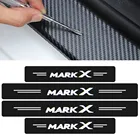 Автомобильная дверь дневная кожа углеродное волокно против царапин защитная пленка для Toyota Reiz Mark X Логотип Автомобильные аксессуары