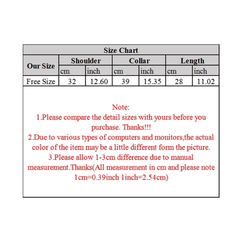 

Solid Color Detachable Fake Collar Adjustable Decorative Sweater Half Blouse